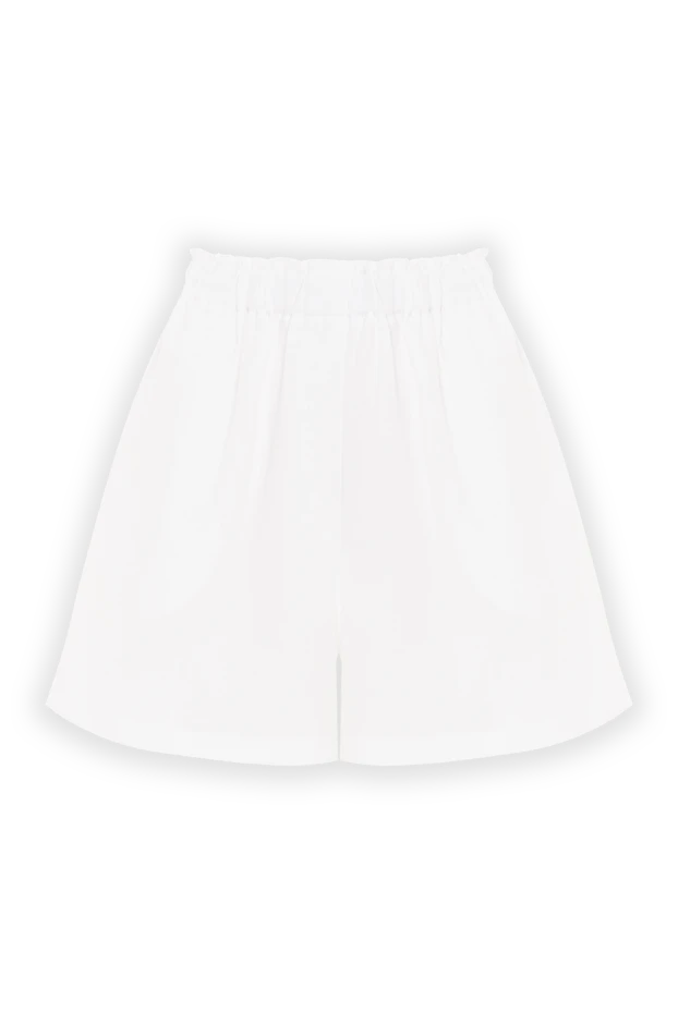 Ақ зығырдан жасалған шорттар Маша - фото 1