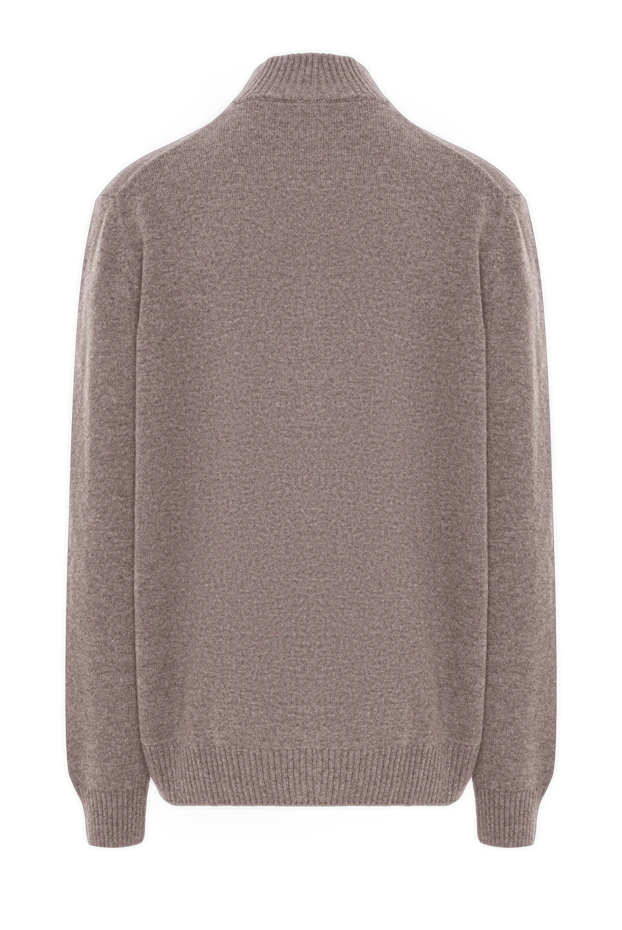 Gran Sasso ерлерге арналған кашемир кардиганы, сыдырмасы және тік жағасы бар 193068 - фото 2