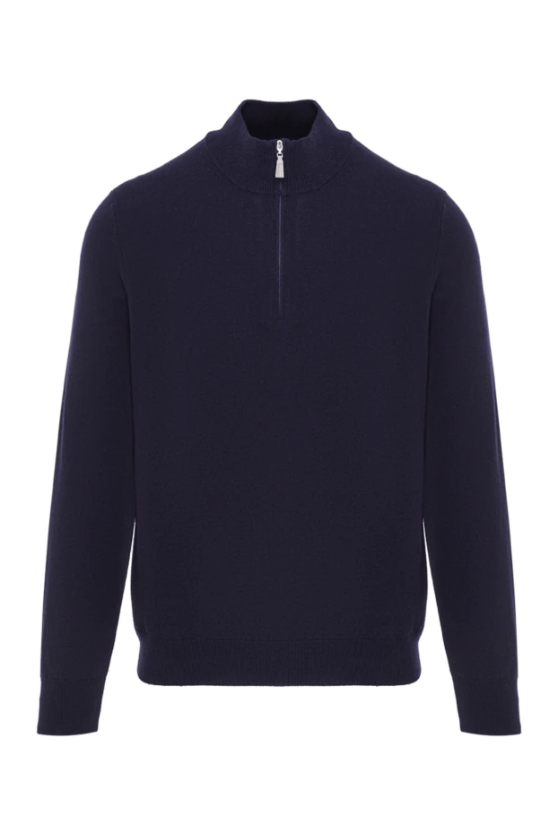 Men's blue trouser with a zip-up collar - photo 1