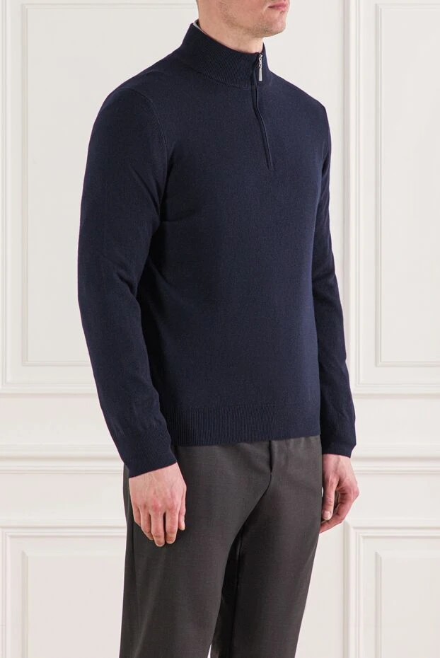 Gran Sasso ерлерге арналған көк түсті, сыдырмалы жағасы бар шалбар 193082 - фото 3