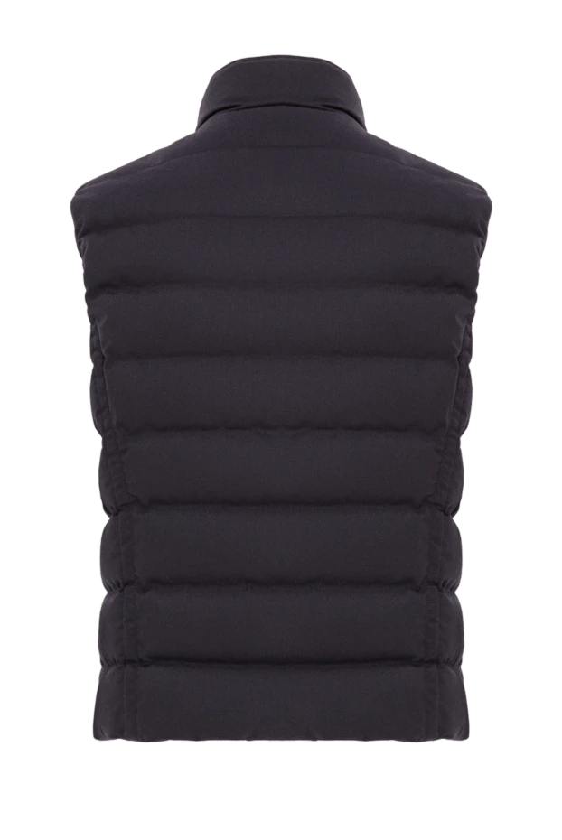 Moorer мужской стеганый пуховый жилет oliver темно-синего цвета 193090 - фото 2