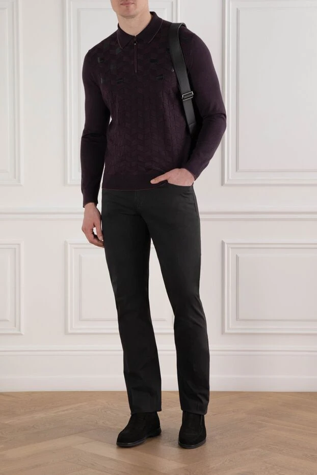 Classic style black anthracite jeans - photo 2