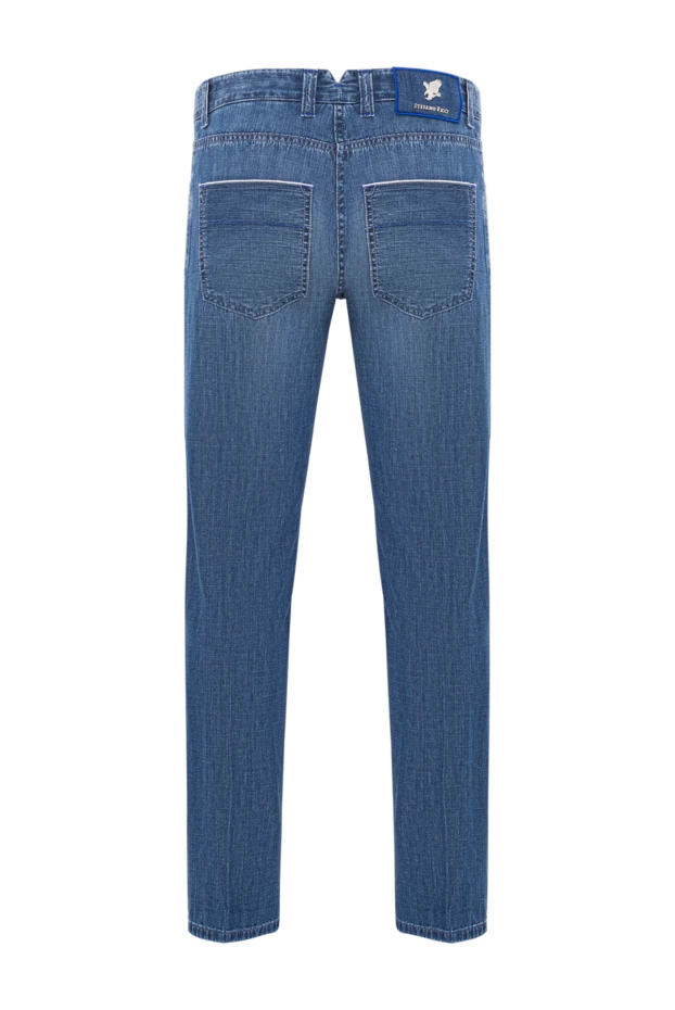 Stefano Ricci light blue cotton jeans with slight abrasions 193126 - photo 2