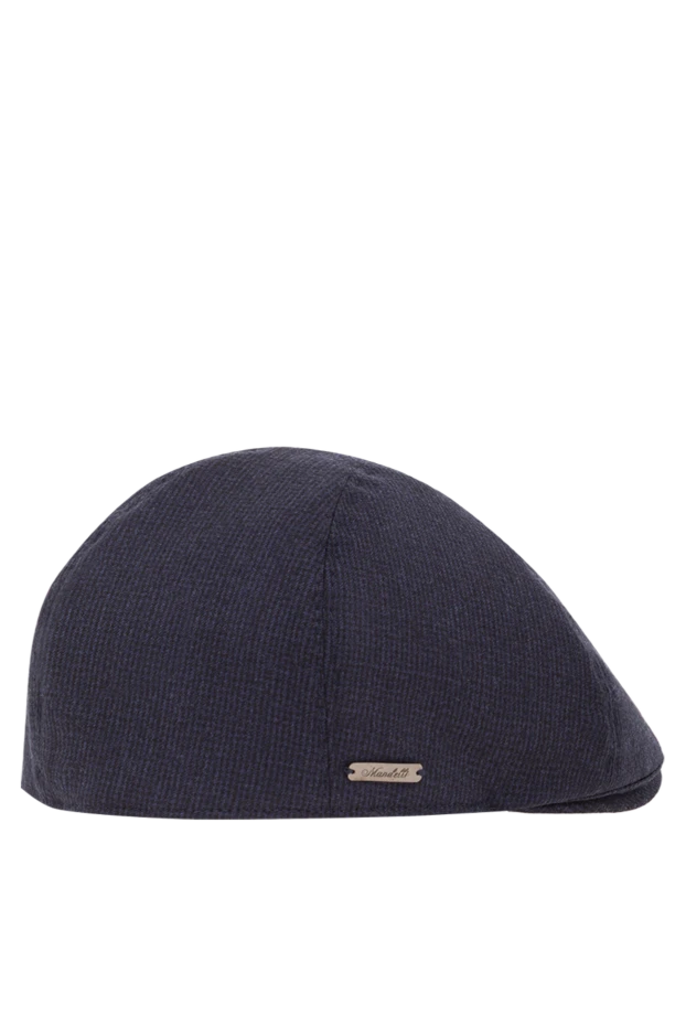 Enrico Mandelli elite raglan cap made of ultra-fine blue wool 193162 - photo 3