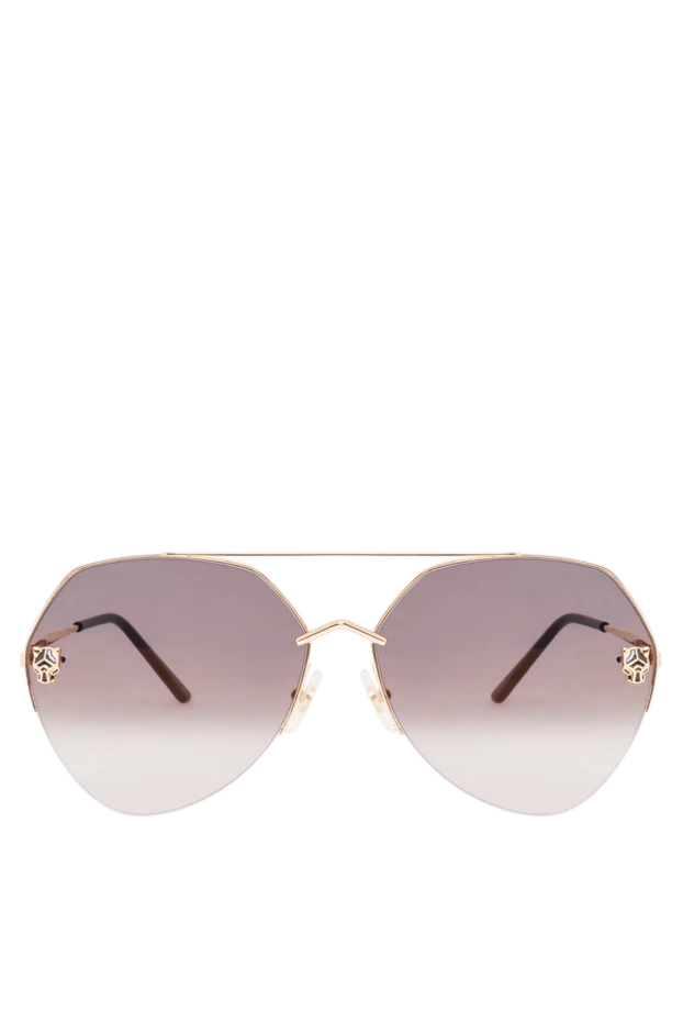 Women's aviator-style sunglasses with a semi-rimless frame - photo 1