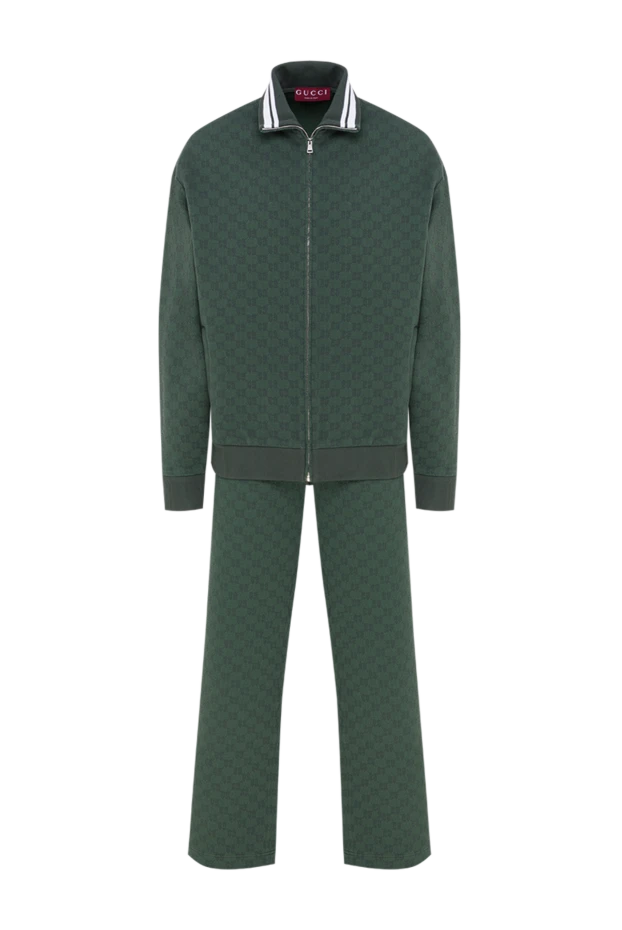 Gucci tracksuit in green gg embossed jersey 193261 - photo 1