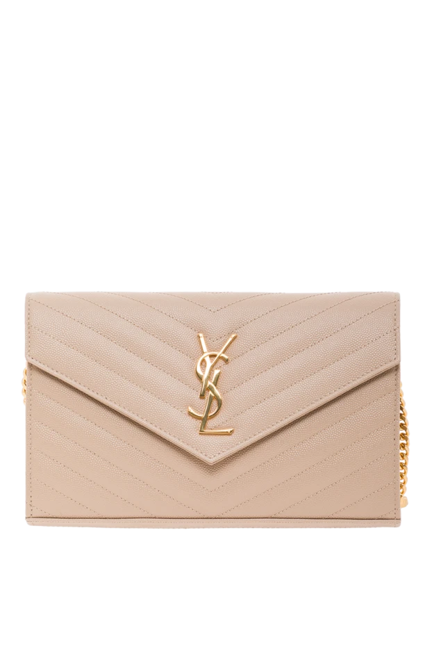 Saint Laurent cassandra бежевый түсті әмиян 193262 - фото 1
