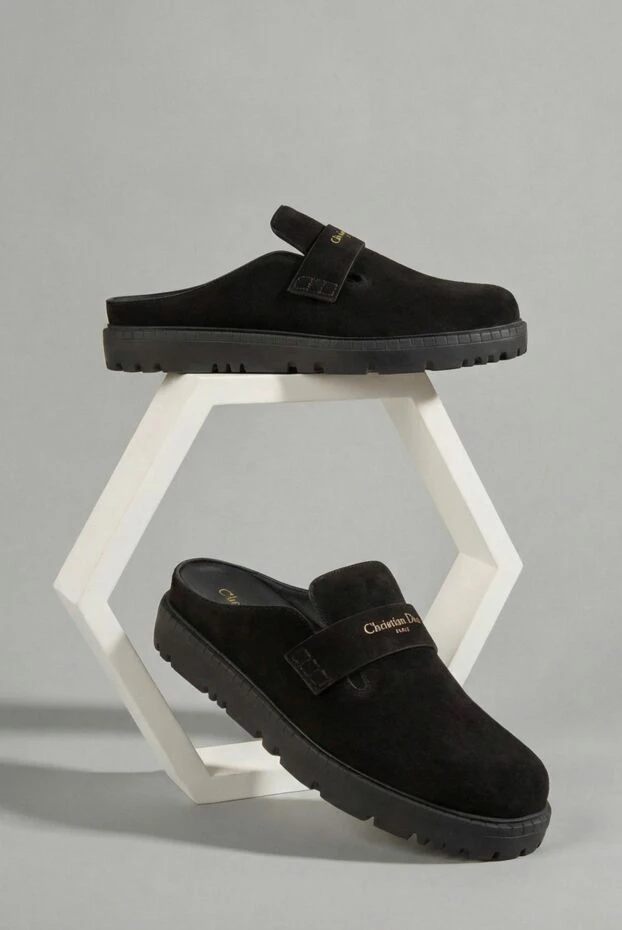 Dior dior boy black suede calfskin mules 193304 - photo 2