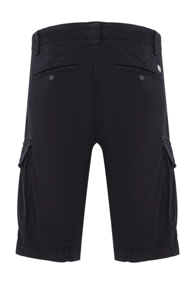 C.P.Company men's black stretch cotton sateen cargo shorts 193354 - photo 2