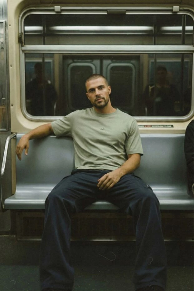 C.P.Company t-shirt with logo on the chest made of high-quality cotton jersey 193358 - photo 2