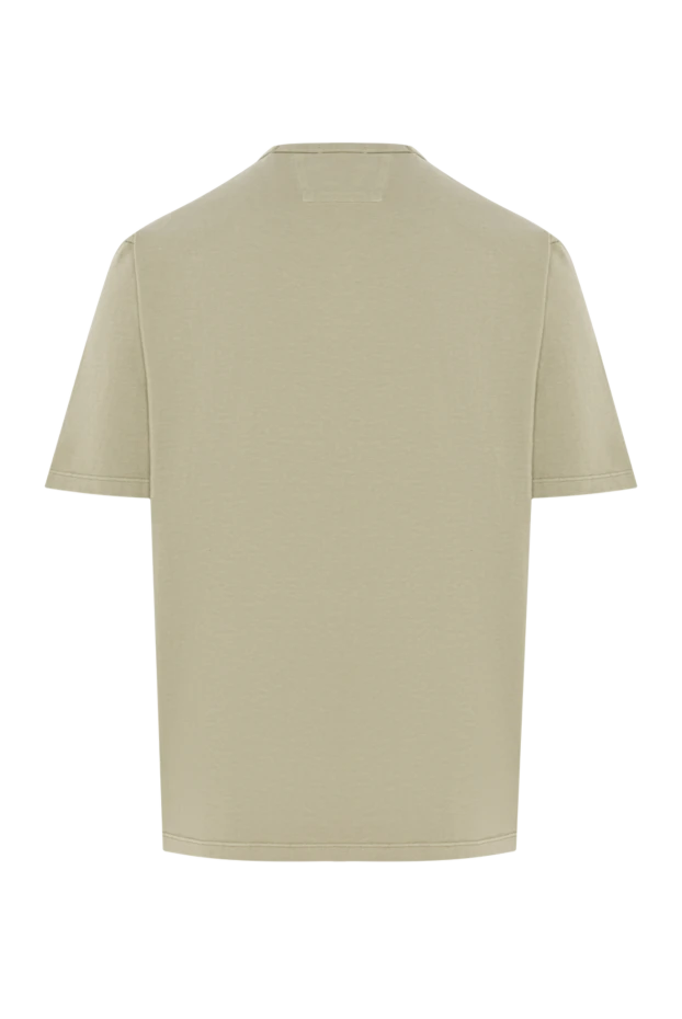 C.P.Company ерлерге арналған ашық жасыл түсті, кеудесіне арналған логотипі бар 100% мақта футболкасы 193364 - фото 2