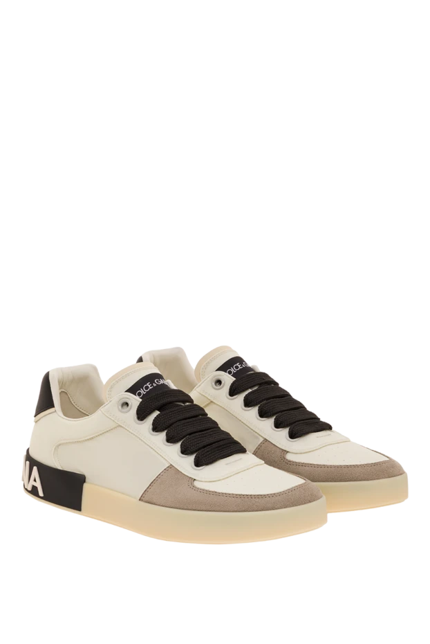 Кроссовки Portofino из текстиля с замшевыми вставками - фото 2