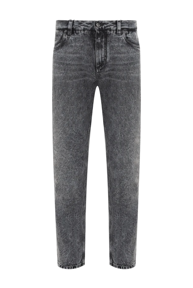 Dolce & Gabbana мужские джинсы серые в пятикарманном стиле из стопроцентного хлопка 193398 - photo 1