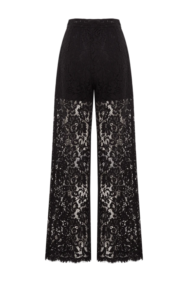 Dolce & Gabbana гүлді өрнегі бар қара түсті бау-бұрышты шалбар 193411 - фото 2