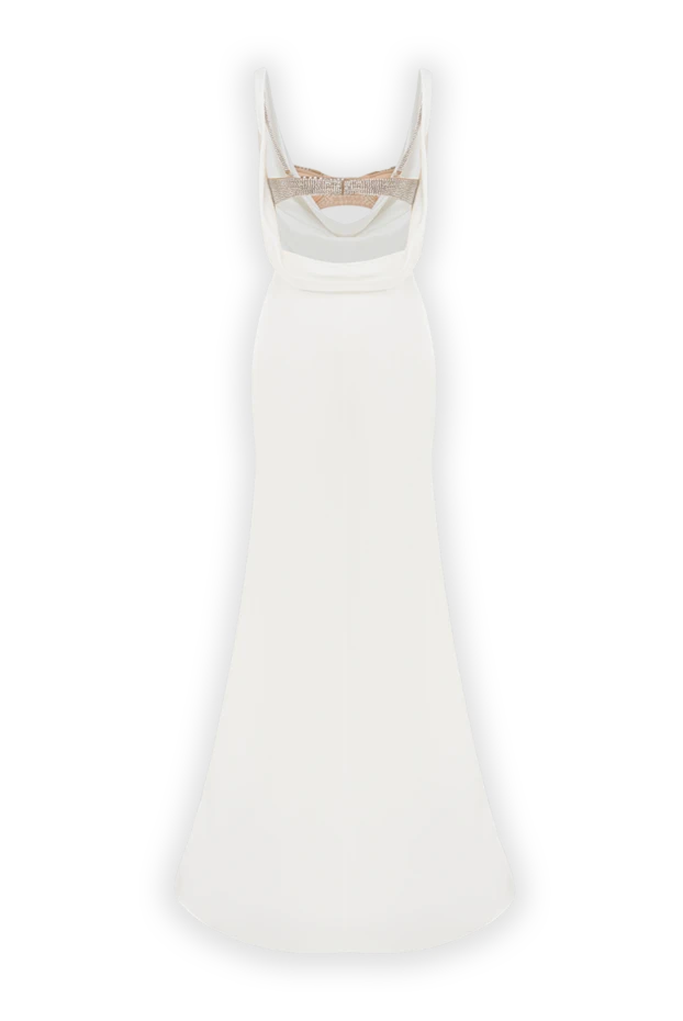 Giuseppe Di Morabito ақ түсті, ұзын ені бар кешкі көйлек 193428 - фото 2