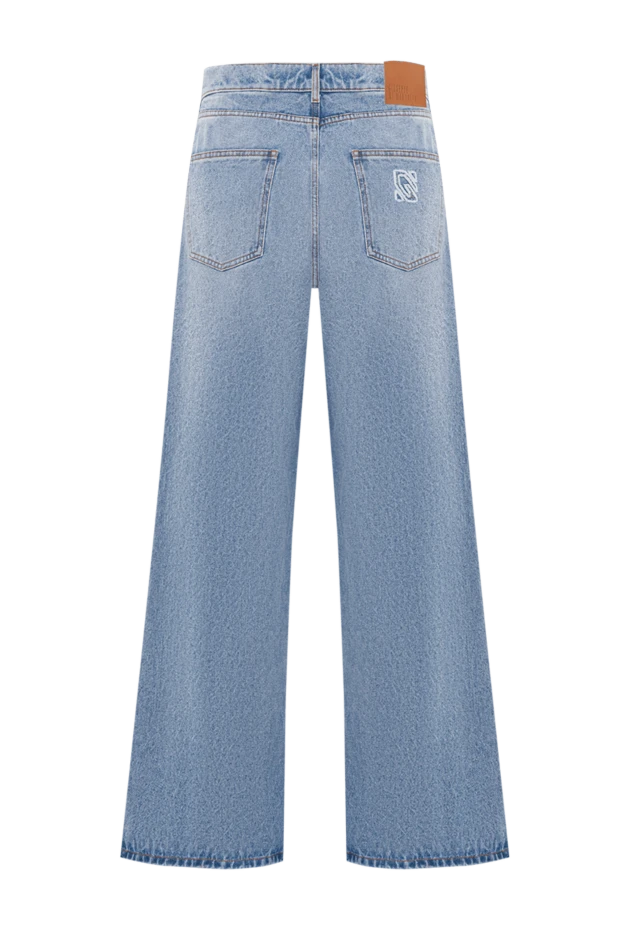 Giuseppe Di Morabito артқы қалтасында кестеленген анаграммасы бар кең аяқты джинсы шалбар 193436 - фото 2