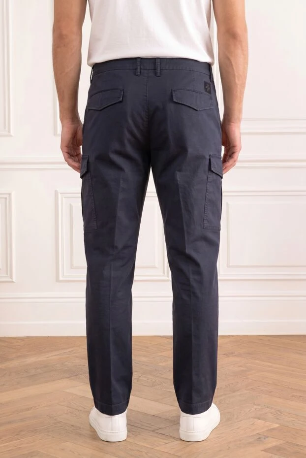 Jacob Cohen dark blue men's tapered cargo pants 193481 - photo 2