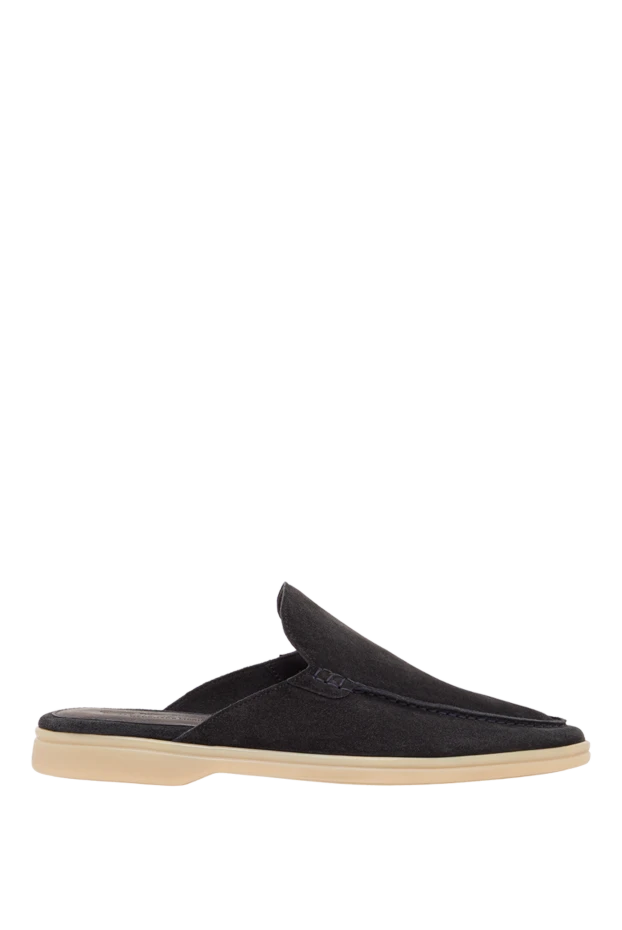 Жеңіл резеңке табаны бар шынайы замшадан жасалған қашырлар - фото 1