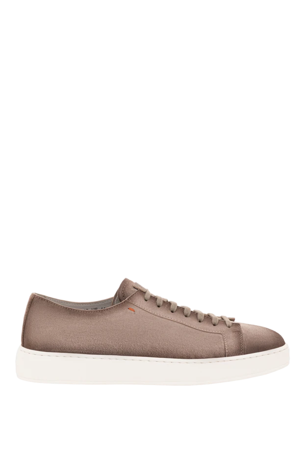Seta Men's Brown Suede Sneakers
- photo 1