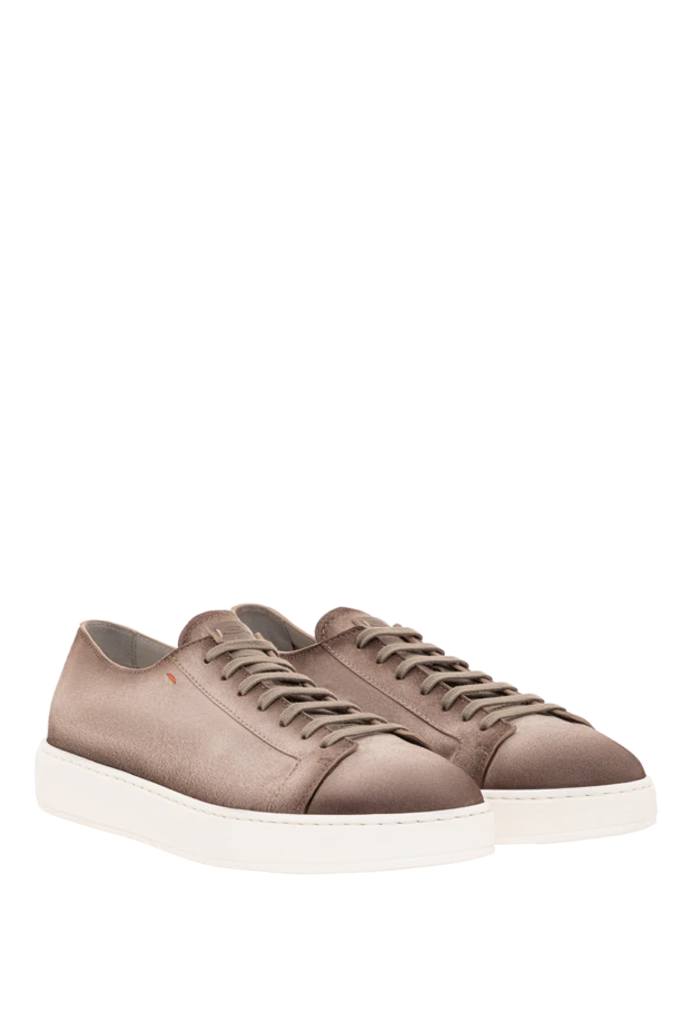 Santoni seta ерлерге арналған қоңыр замша кроссовкалар
193527 - фото 2