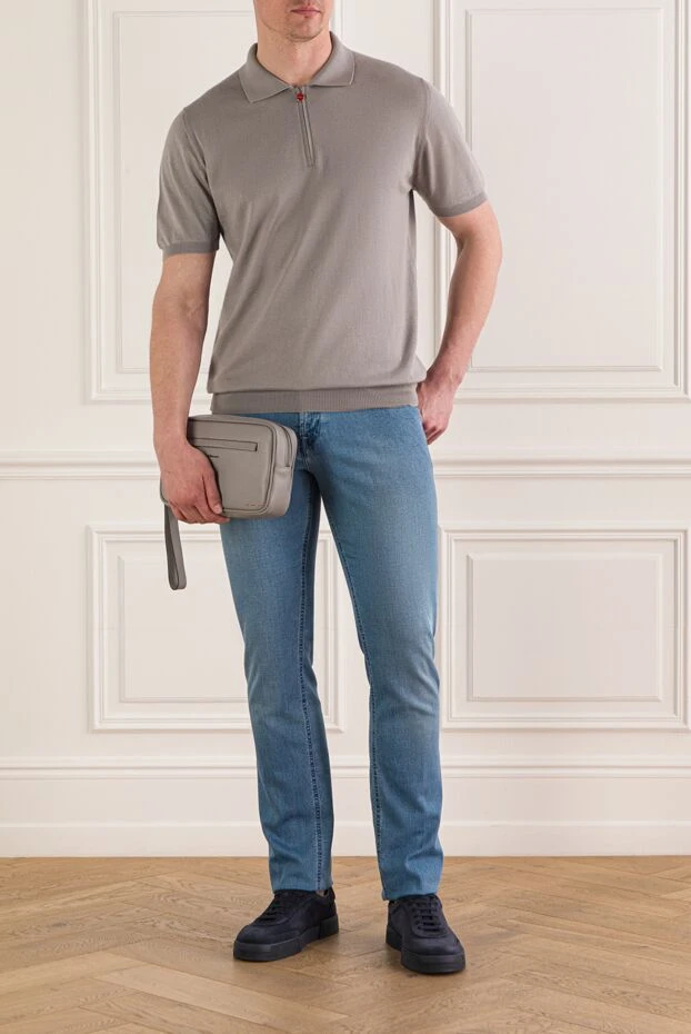 Kiton поло короткий рукав 193536 - фото 1