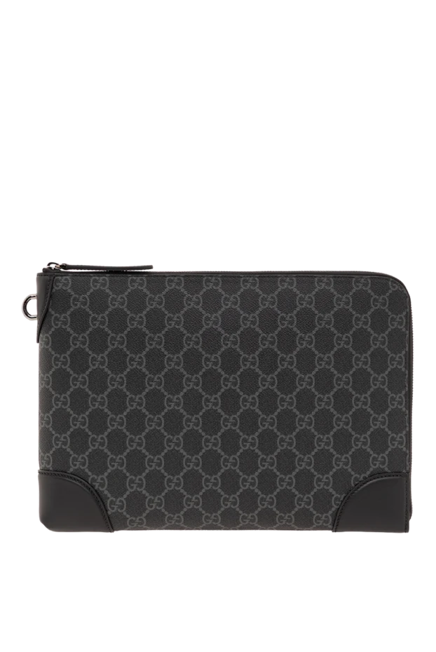 Small GG Monogram fabric briefcase in black - photo 1