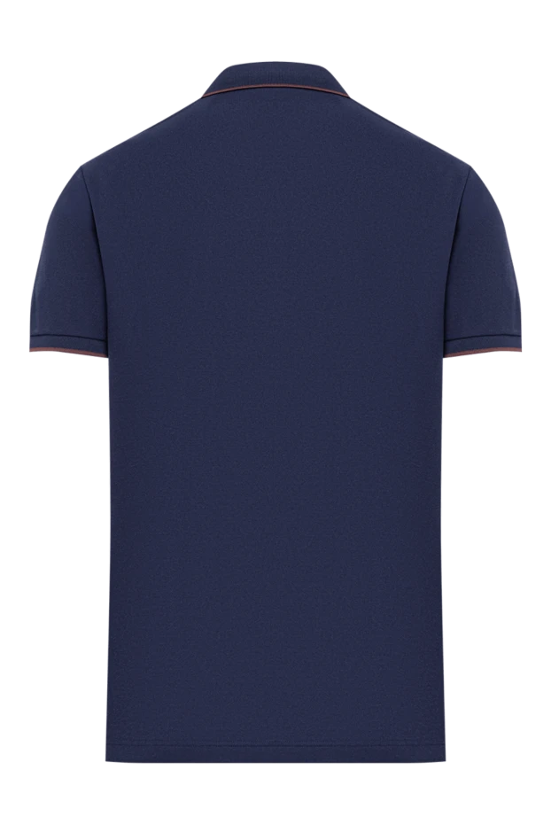 Loro Piana поло из эластичного хлопкового пике brentwood синего цвета 193629 - фото 2