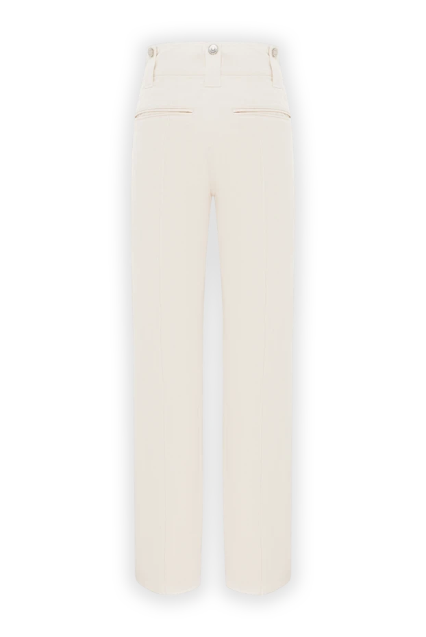 Isabel Marant брюки женские в цвете экрю с высокой посадкой 193655 - фото 2