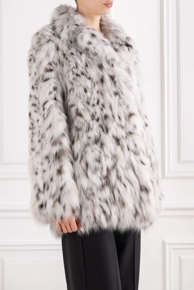 FG Furs женская шуба премиум-класса из редкого и ценного меха канадской рыси 193689 - фото 3