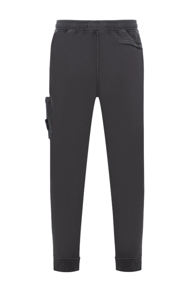 Stone Island хлопковые трикотажные джоггеры с накладным карманом карго 193695 - фото 3