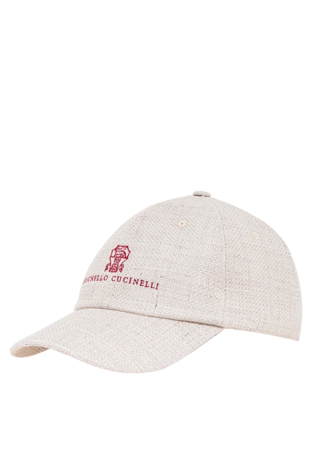 Brunello Cucinelli men's baseball cap with a curved visor and brand logo 193702 - photo 3