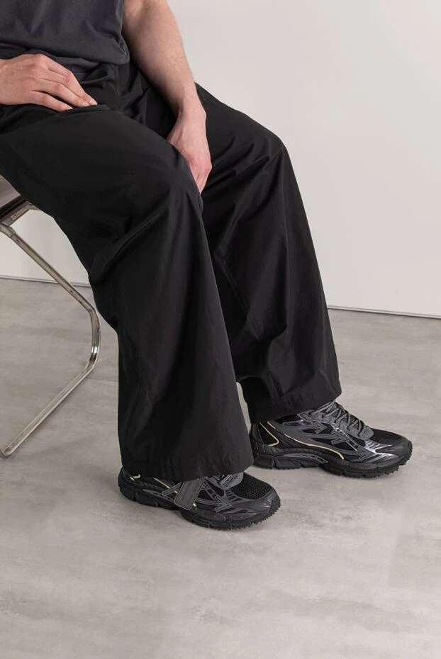 Off-White ерлерге арналған қара түсті be right back кроссовкалары 193725 - фото 2