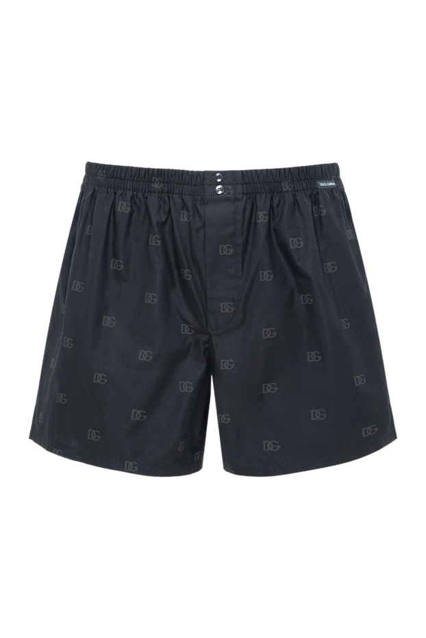 Dolce & Gabbana black men's boxer shorts with the brand's monogram 193829 - photo 1