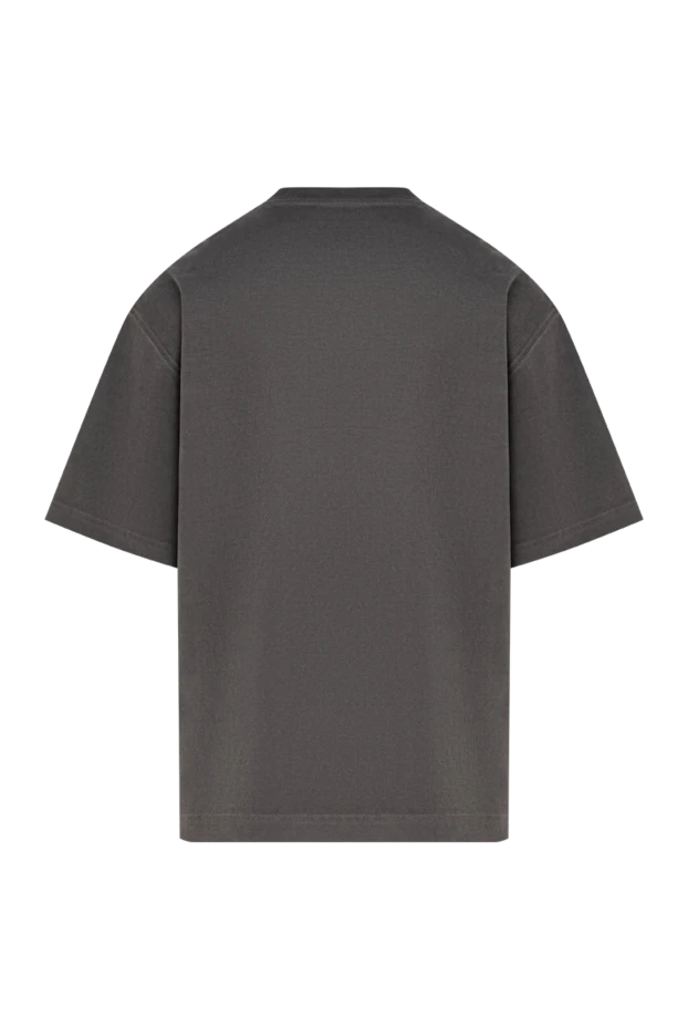 Dolce & Gabbana men's oversized t-shirt made of thick cotton in gray 193833 - photo 2