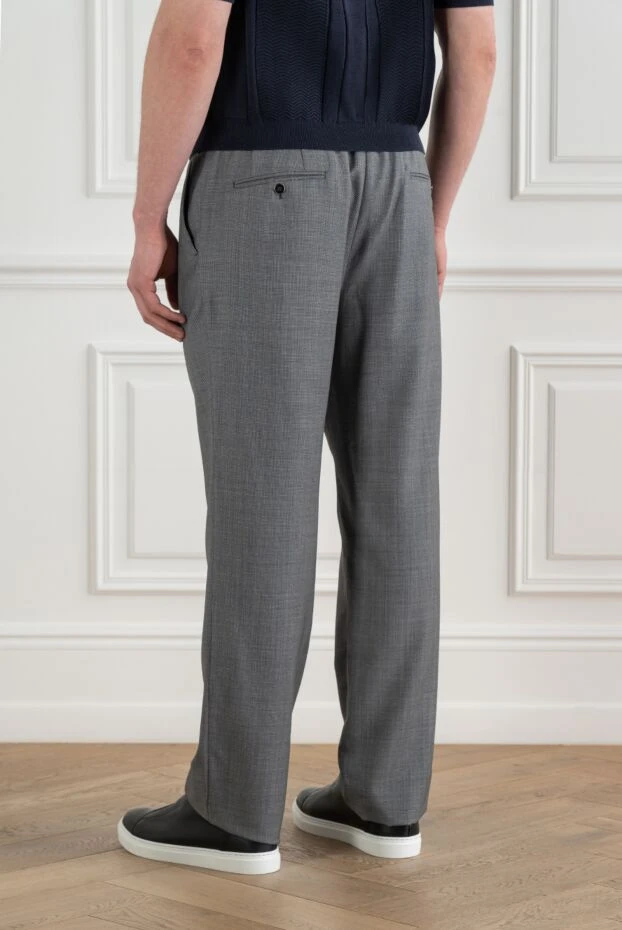Dolce & Gabbana сұр түсті классикалық түзу аяқты шалбар 193834 - фото 3