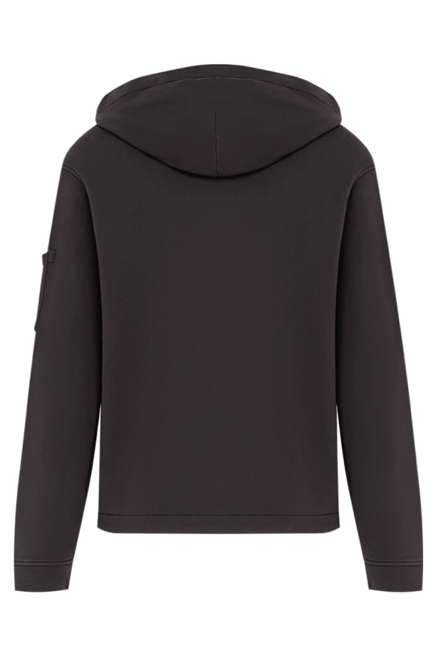 C.P. Company men's black cotton jersey zip-up sports jacket 193873 - photo 2