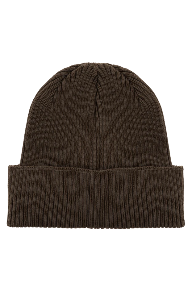 C.P. Company men's green knitted beanie hat with distinctive built-in lenses 193888 - photo 3