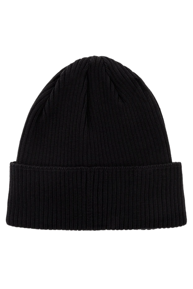 C.P. Company men's black knitted beanie hat with distinctive built-in lenses 193889 - photo 3
