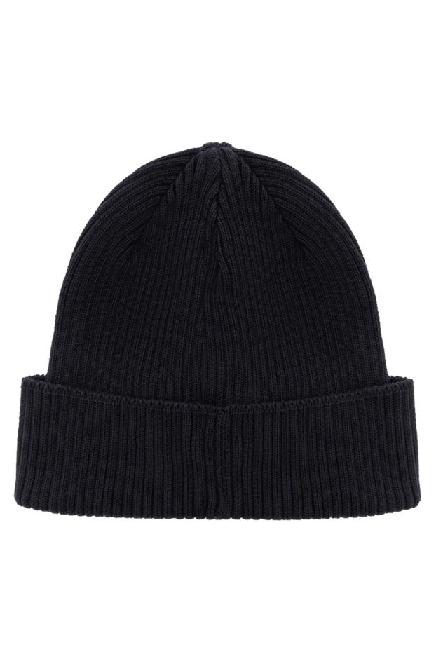 C.P. Company men's blue knitted beanie hat with distinctive built-in 193890 - photo 3