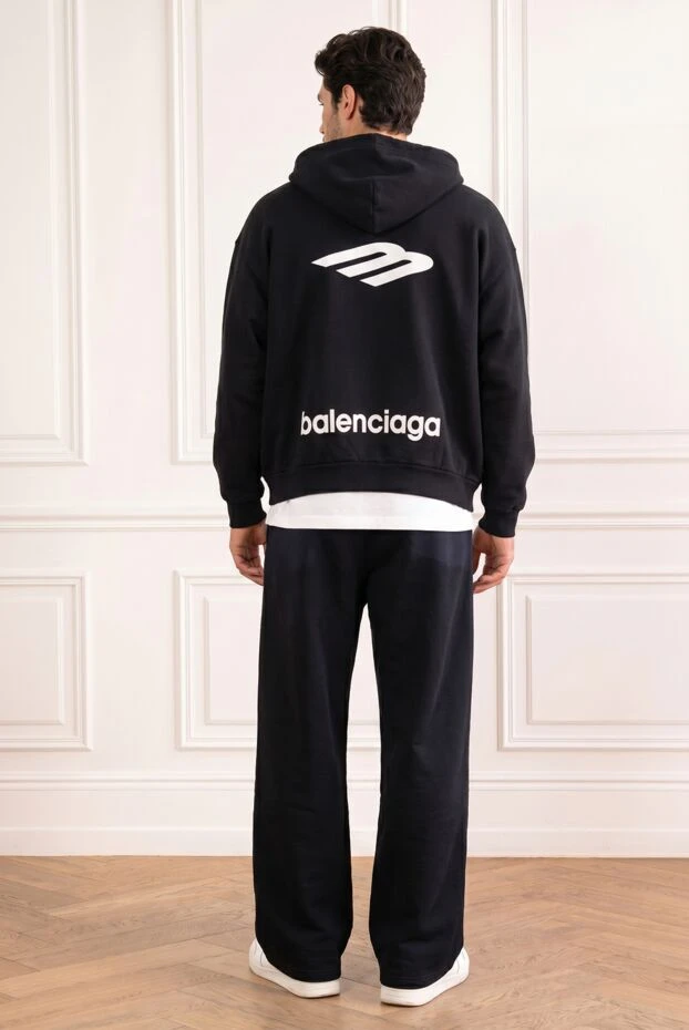 Balenciaga чоловічий прогулянковий костюм-оверсайз на блискавці з капюшоном 193945 - фото 3
