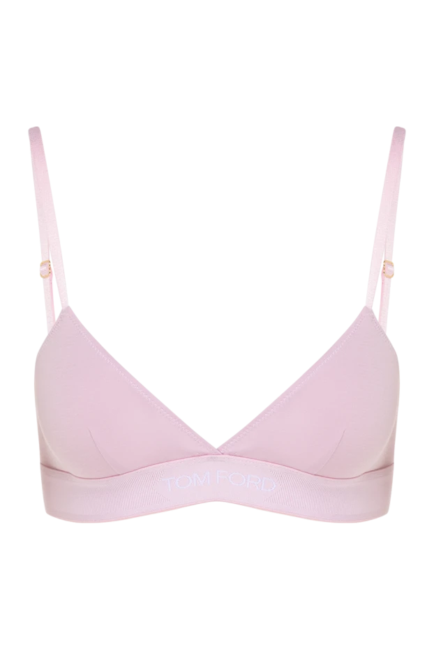 Tom Ford бюстгальтер stretch bra из мягкого модала розового цвета 193956 - фото 1