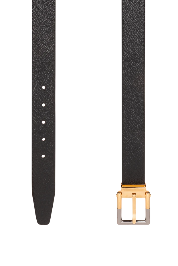 Dolce & Gabbana grained black belt with a combined two-tone buckle 194098 - photo 3
