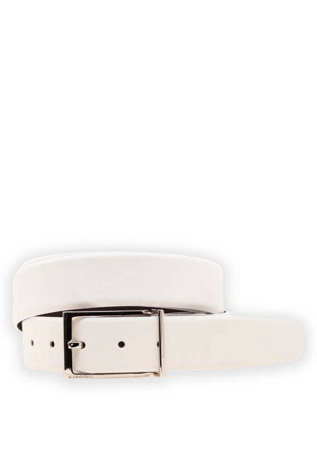 A.Testoni ivory leather belt 194109 - photo 1