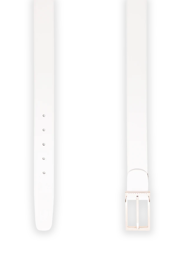 A.Testoni ivory leather belt 194109 - photo 3