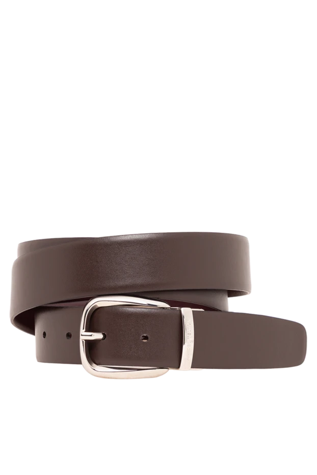 A.Testoni men's dark brown belt made of soft calfskin 194113 - photo 1