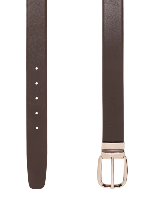 A.Testoni men's dark brown belt made of soft calfskin 194113 - photo 3