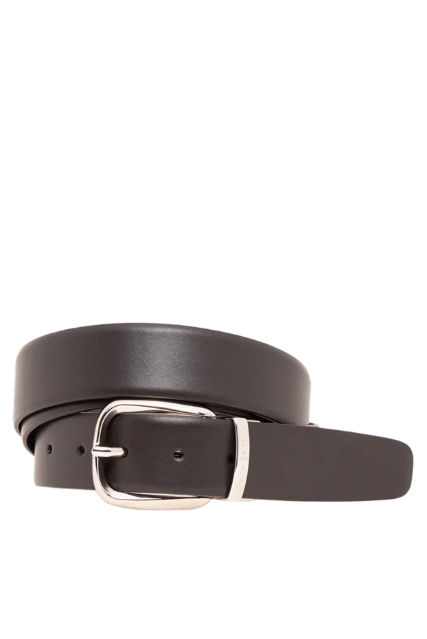 A.Testoni dark brown leather belt made of soft calfskin 194125 - photo 1