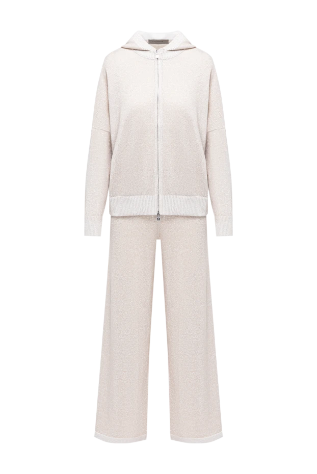 D.Exterior women's knitted suit in a delicate creamy beige shade 194210 - photo 1