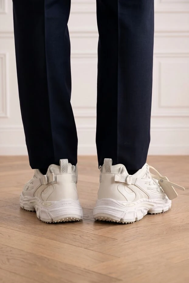 Off-White ақ түсті ерлерге арналған be right back open кроссовкалары 194262 - фото 2
