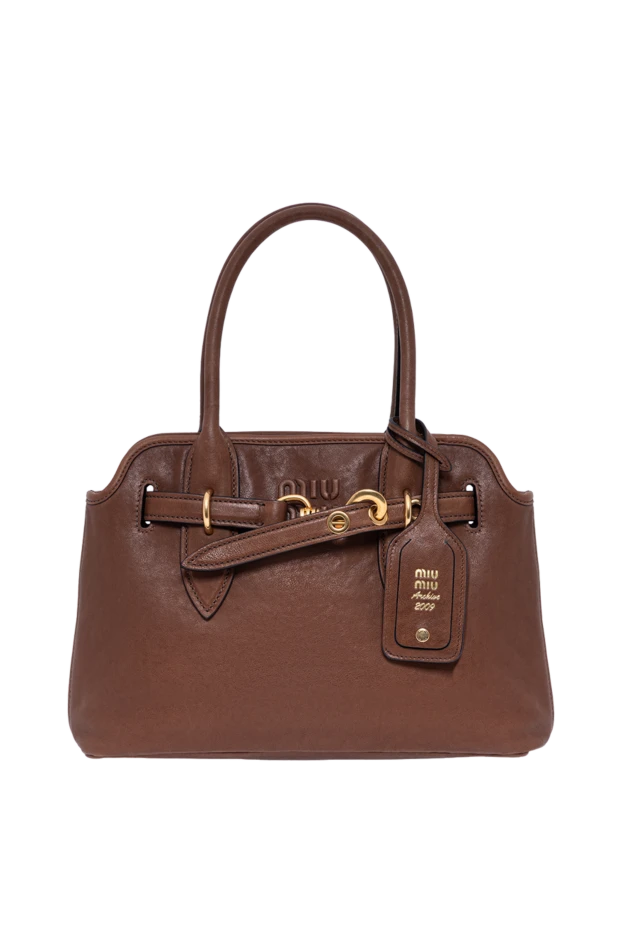 Miu Miu nappa былғары сөмкесі